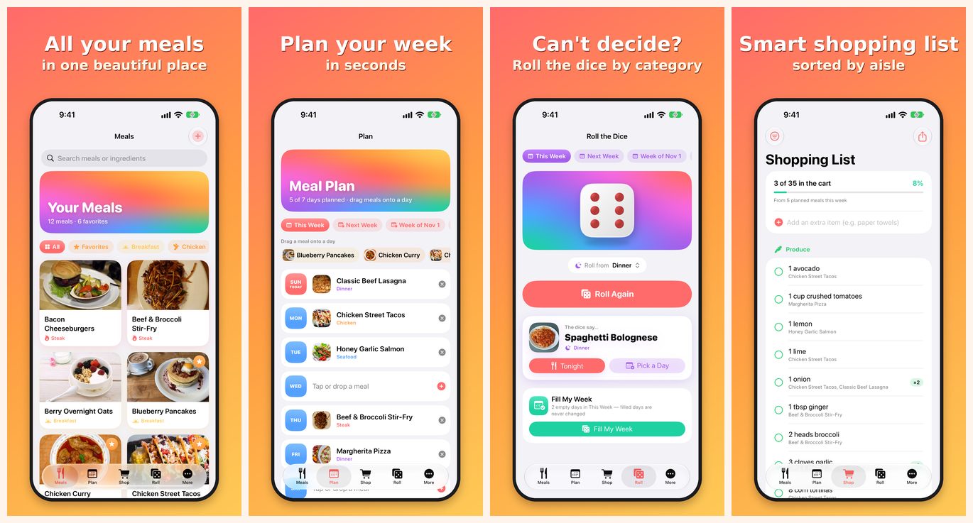 Meals Made Easy screenshots